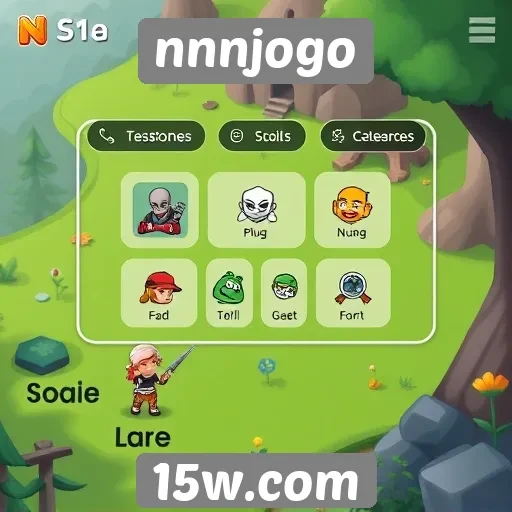 Explorando a interface do usuário do nnnjogo